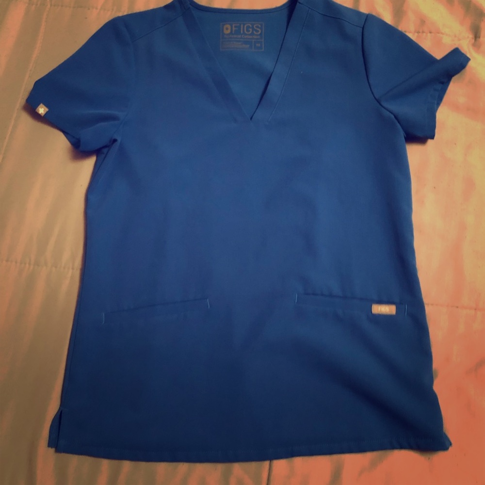 Figs 3 pocket scrub Royal Blue